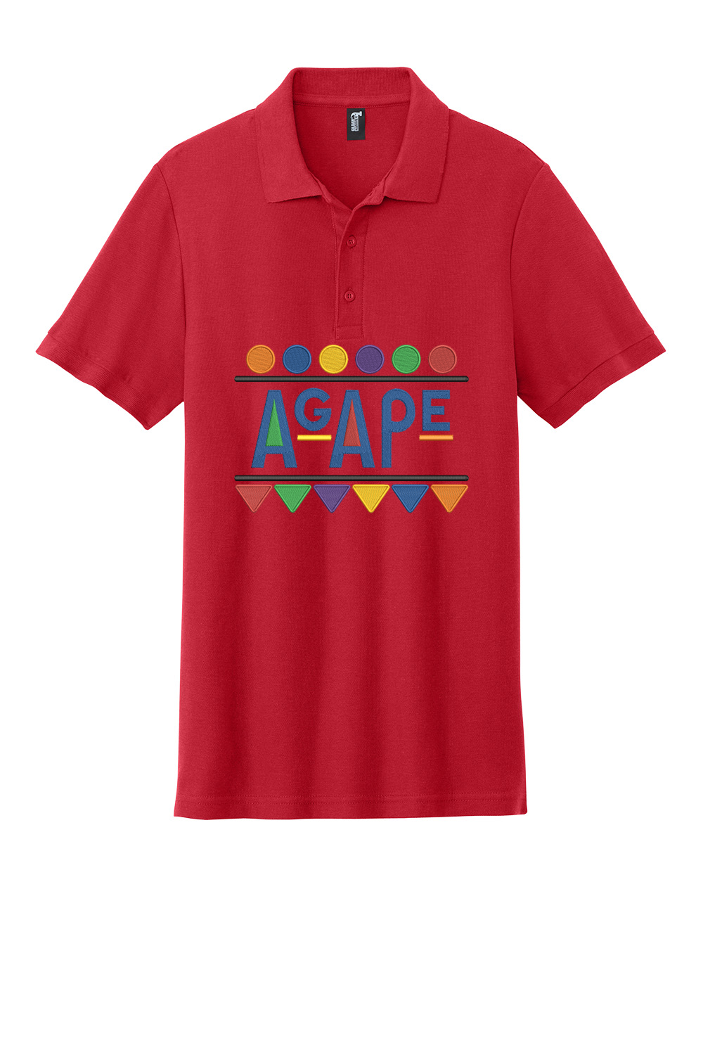 Custom Agape Themed Polo Shirt