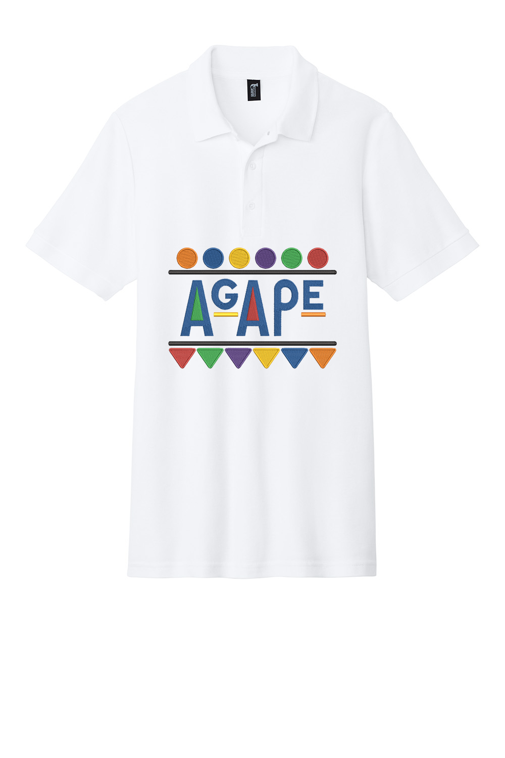 Custom Agape Themed Polo Shirt