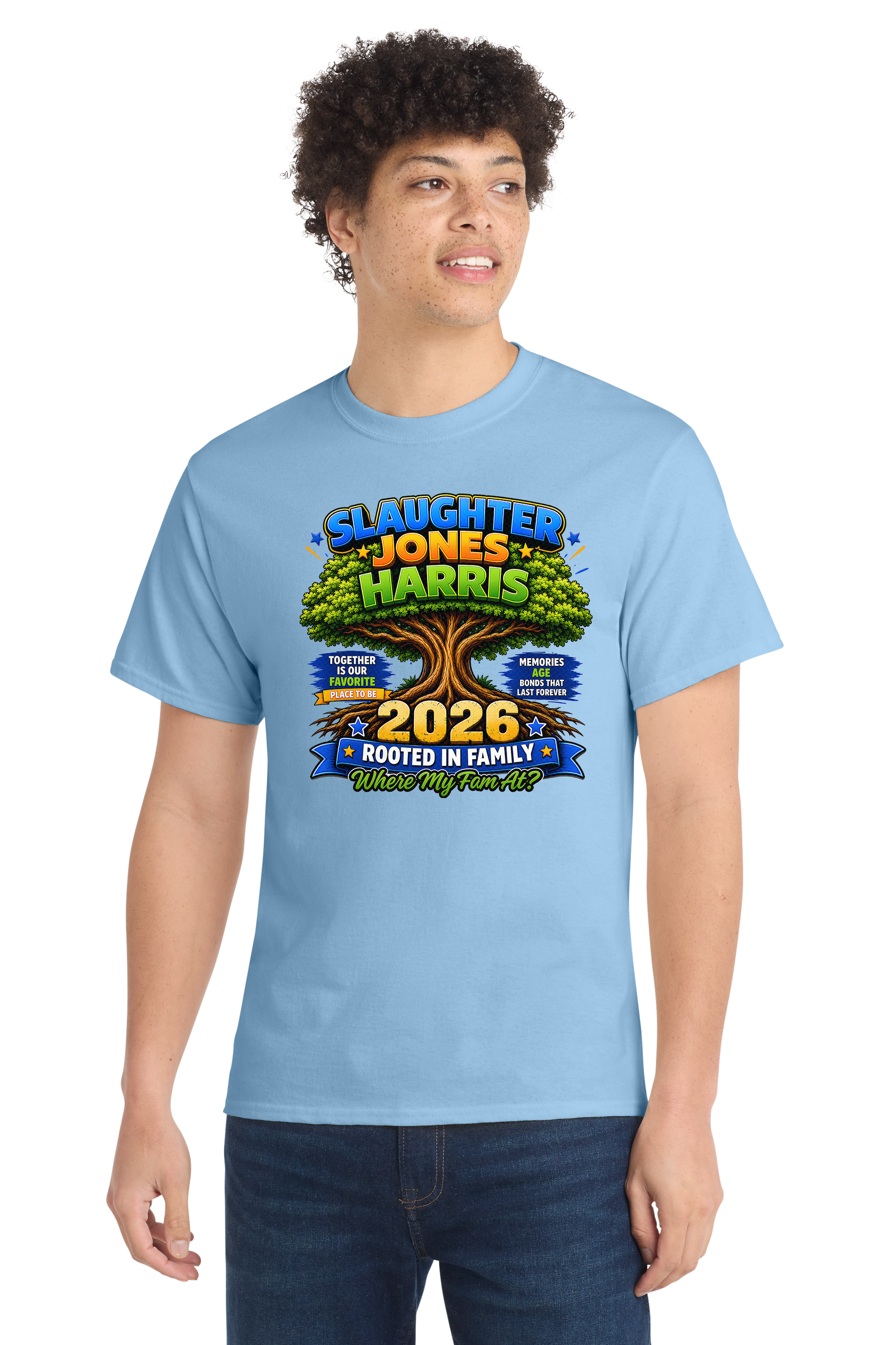 Slaughter, Jones and Harris familly reunion tshirt